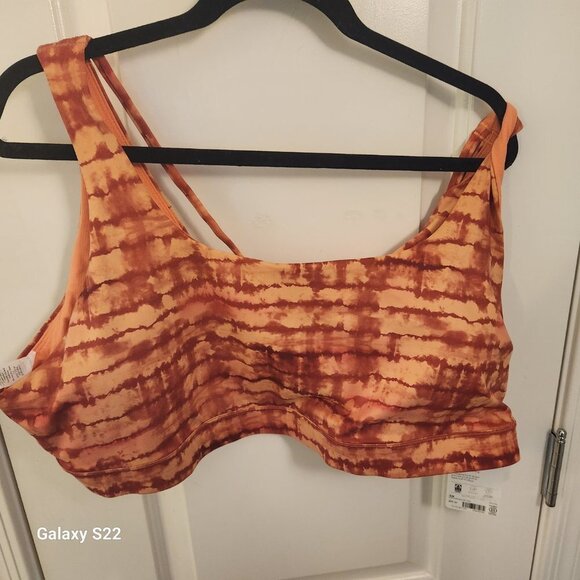 Athleta Exhale Printed Bra NWT. Size 3X/D-DD - Picture 2 of 9